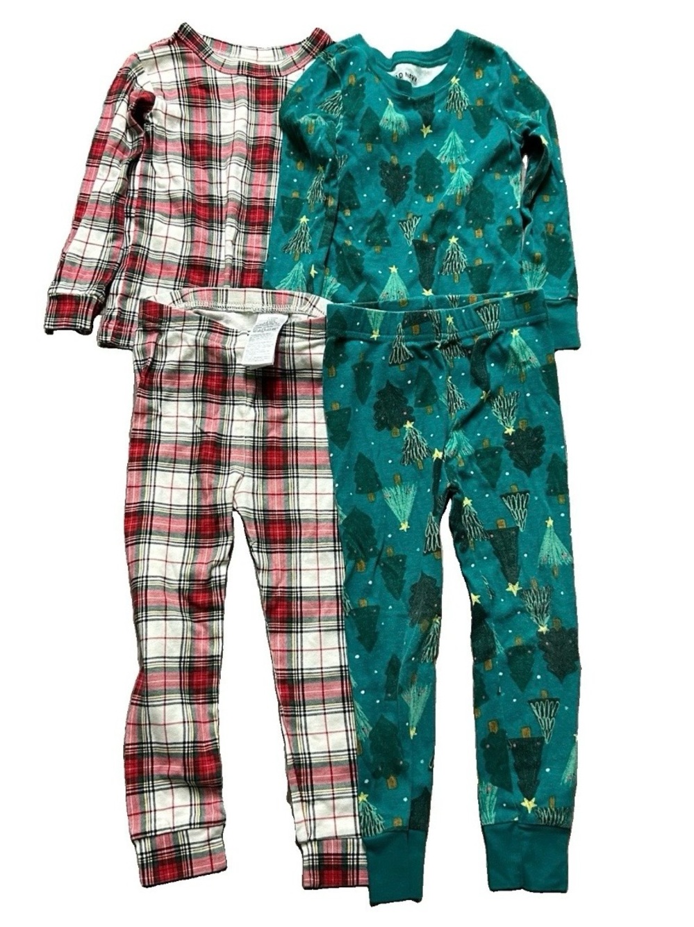 Toddler Christmas Pajama Sets Plaid Gap Holiday Size 3T